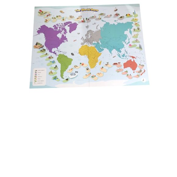 The World Game Fun Geography Board Game For Kids & Adults 7+ Complete Homeschool - Picture 12 of 12